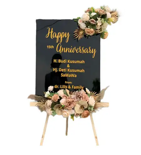 Papan Bunga Akrilik Halimun